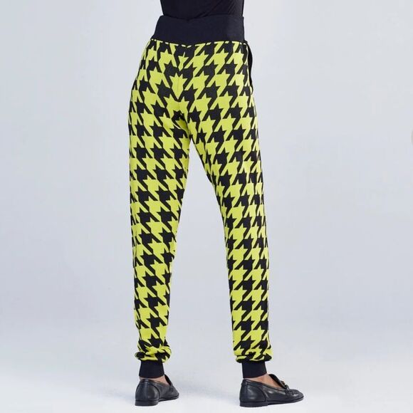 New York & Company Houndstooth Jogger Pant knit New with tag XL - Picture 2 of 8